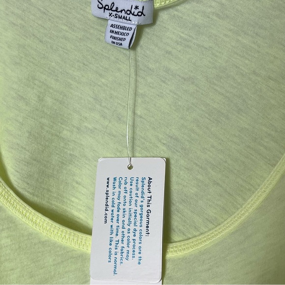 NWT Splendid neon crop tank - Picture 2 of 5